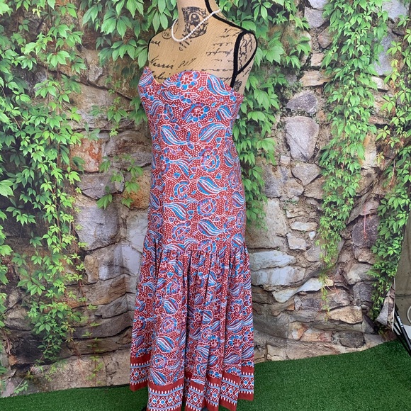 NWT VERONICA BEARD Fiore Print Midi Dress, 8 - Picture 7 of 16